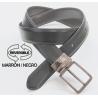 Cinturón De Vestir Hombre 1194/35 Reversible Piel