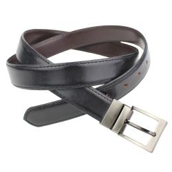 Cinturón De Vestir Hombre 1194/35 Reversible Piel