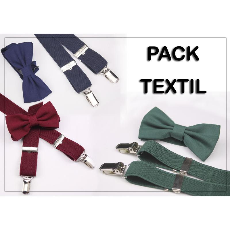 Tirantes De Vestir Infantil Pack Textil /20