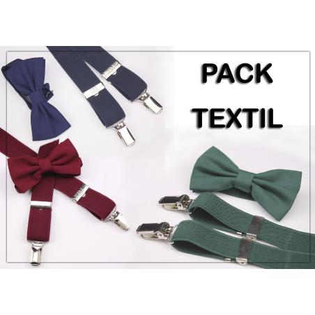 Tirantes De Vestir Infantil Pack Textil /20