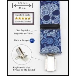 Tirantes De Vestir Azul Hombre 3786/35