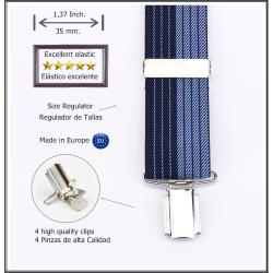 Tirantes De Vestir Azul Hombre 3852/35