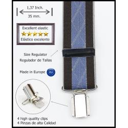 Tirantes De Vestir Marrón Hombre 3049/35 06 Mrr