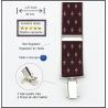 Tirantes De Vestir Burdeos Hombre 3911/35 30 Bu