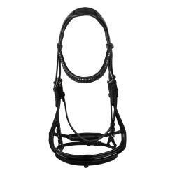 Testiera Dressage Modello Hemelite Con Redini In Gomma