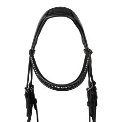 Testiera Dressage Modello Hemelite Con Redini In Gomma