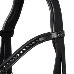 Testiera Dressage Modello Hemelite Con Redini In Gomma