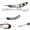 Legra Icar Vet De Abcesos Corte Oval Con Mango De Aluminio