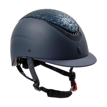 Schmaler Visierhelm mit Strasssteinen