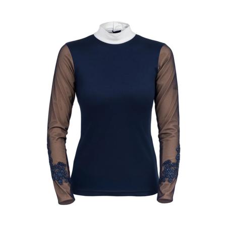 Camiseta De Concurso Cavalliera Signature Sleeves Sin Forro Para Mujer, Manga Larga