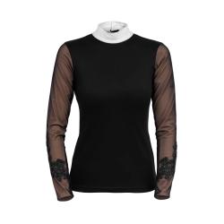 Camiseta De Concurso Cavalliera Signature Sleeves Sin Forro Para Mujer, Manga Larga