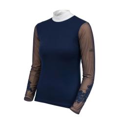Camiseta De Concurso Cavalliera Signature Sleeves Sin Forro Para Mujer, Manga Larga