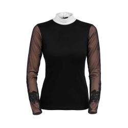 Camiseta De Concurso Cavalliera Signature Sleeves Sin Forro Para Mujer, Manga Larga