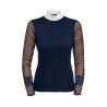 Camiseta De Concurso Cavalliera Signature Sleeves Sin Forro Para Mujer, Manga Larga