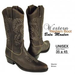  Bota Montar Western 7431 Marrón