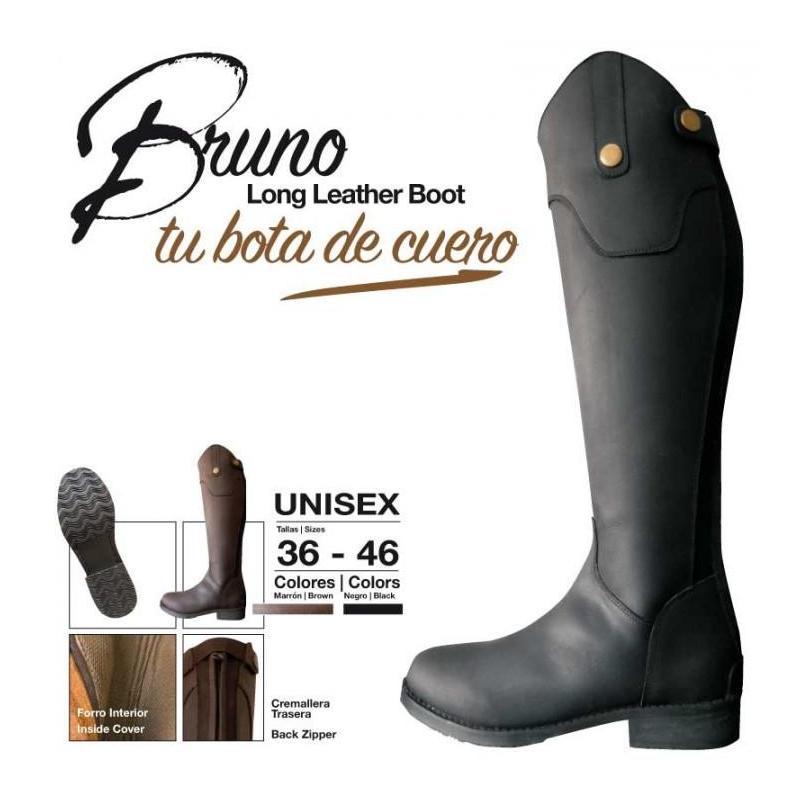 Reitstiefel Leder Bruno Zaldi Variante SCHWARZ 39