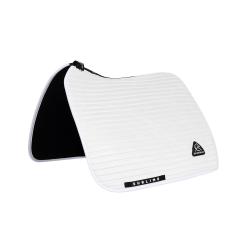 Stripe Suede Dressage Saddle Pad W/Square Back Corner