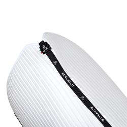 Stripe Suede Dressage Saddle Pad W/Square Back Corner
