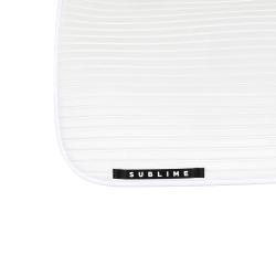 Stripe Suede Dressage Saddle Pad W/Square Back Corner