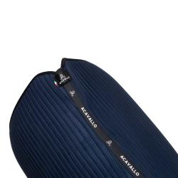 Stripe Suede Dressage Saddle Pad W/Square Back Corner