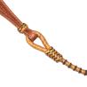 Raw Braided Leather Western Reins
