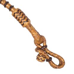 Raw Braided Leather Western Reins