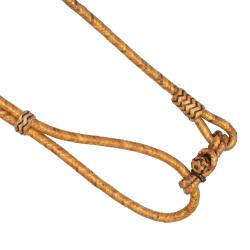 Raw Braided Leather Western Reins