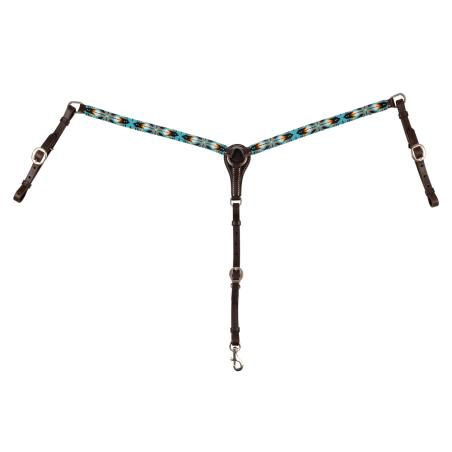 Navajo Sky Beaded Western Oil Breastplate