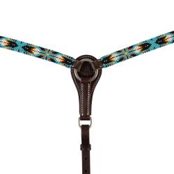 Navajo Sky Beaded Western Oil Breastplate