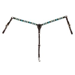 Navajo Sky Beaded Western Oil Breastplate