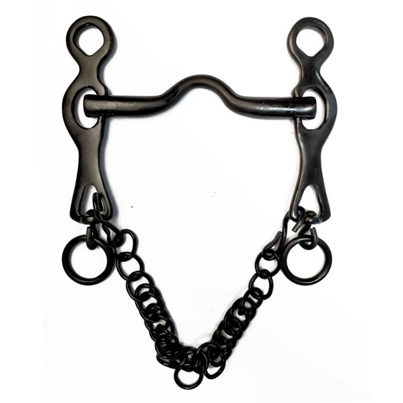 Bocado Portugués Fragua Inox Negro I-5179