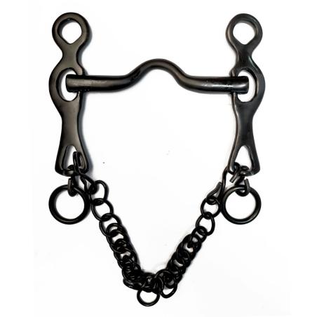 Bocado Portugués Fragua Inox Negro I-5179
