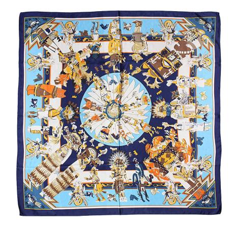 Pañuelo 90X90 Celeste 600-1003