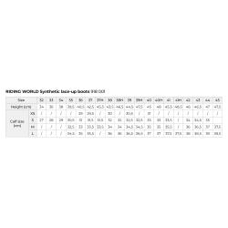 Botas Sintéticas Con Cordones Riding World