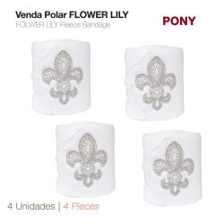 Venda Polar Flower Lily 4 Unidades Blanco