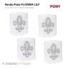 Venda Polar Flower Lily 4 Unidades Blanco