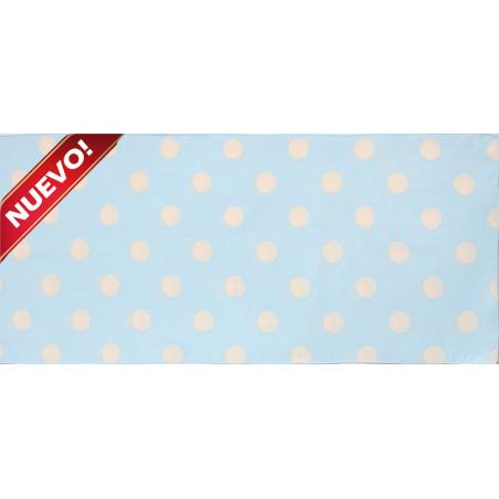 Fajín Flamenco Adulto 707-34 Celeste/Crudo
