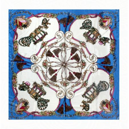 Pañuelo Flamenco Celeste Adulto 600-1031
