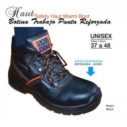  Botina Trabajo Haut Punta Reforzada Negro