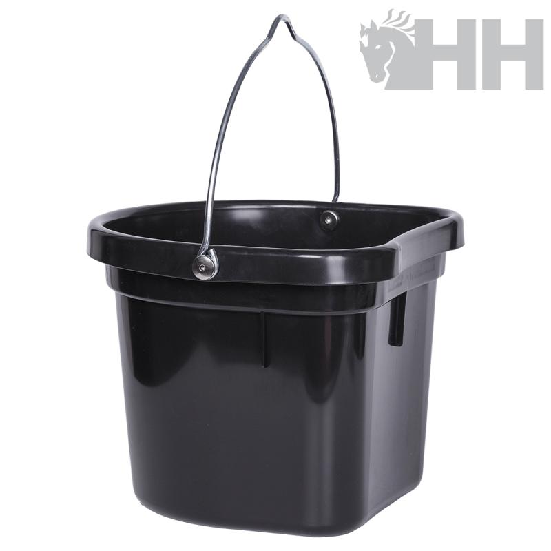 Cubo Vplast Plastico Trasera Plana Con Asa