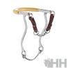Bocado Sprenger Basic Hackamore Largo Muserola Cadena Forrada De Goma
