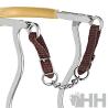 Bocado Sprenger Basic Hackamore Largo Muserola Cadena Forrada De Goma