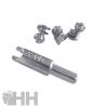 Ramplon Easycare Rosa Para Hielo Y Nieve Con Videa (Bolsa De 16 Un + Llave)