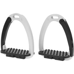 Safety Stirrups Blk/Silv Matt