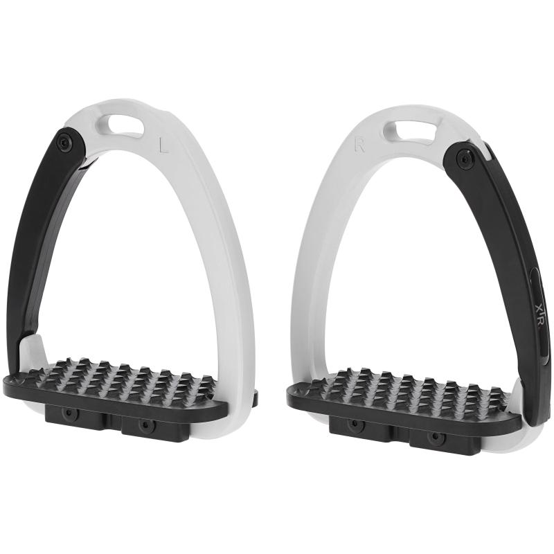 Safety Stirrups Blk/Silv Matt