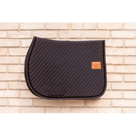 Diagonal Saddle Padd Black Fs