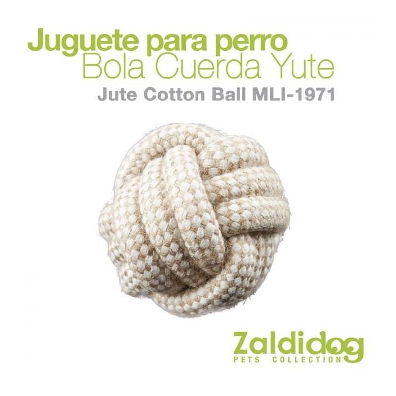  Perro Juguete Bola Cuerda Jute Mli-1971