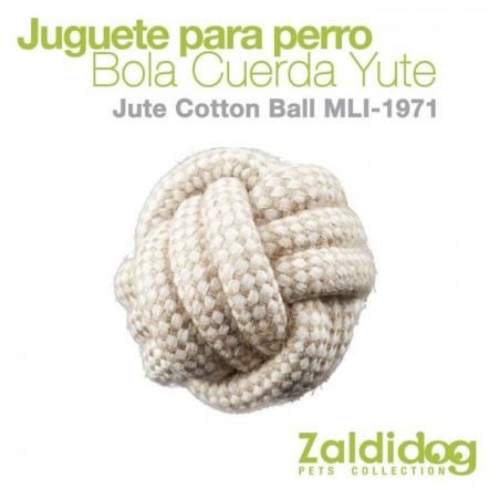  Perro Juguete Bola Cuerda Jute Mli-1971