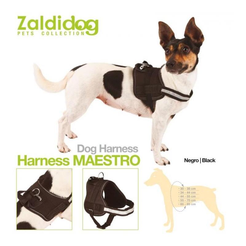  Perro Harness Maestro Negro