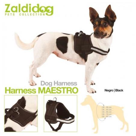  Perro Harness Maestro Negro